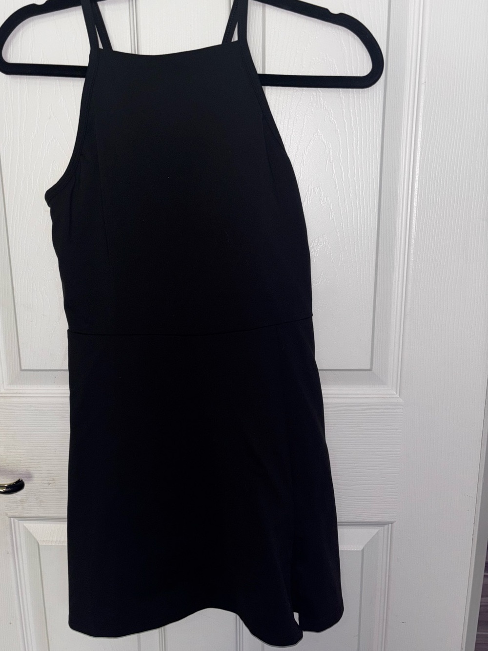 CALLA Black Athletic Mini Dress with Built-In Support